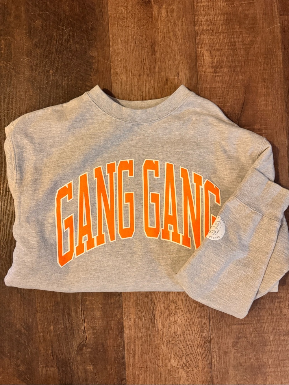 Theo Von Gray Crewneck Sweatshirt Size Large